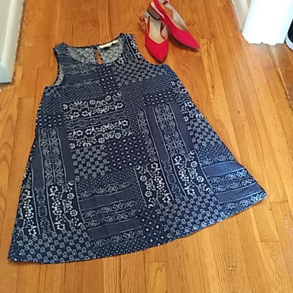 Cynthia Rowley linen dress with pockets size medium